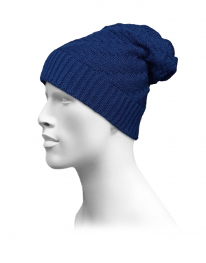 Unisex acrylic  self Designer Cap navy